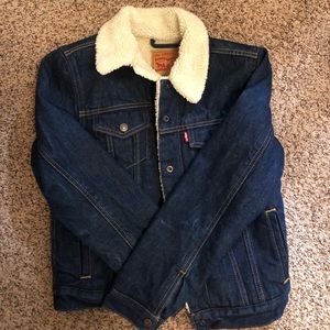 LEVIS Dark Jean Sherpa Jacket